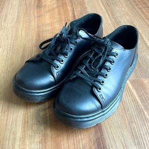 Dr. Martens Dante Brando Leather Casual Shoes in Black size 6 mens/7 women’s US